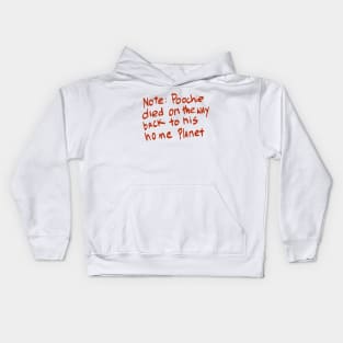 Poochie Died Kids Hoodie